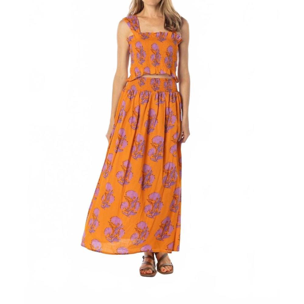 NEW BINDU women's parker top in orange